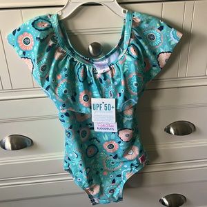 Ruffle butts size 4T girls, bathing suit, one piece